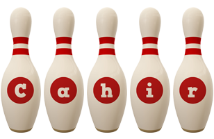 Cahir bowling-pin logo