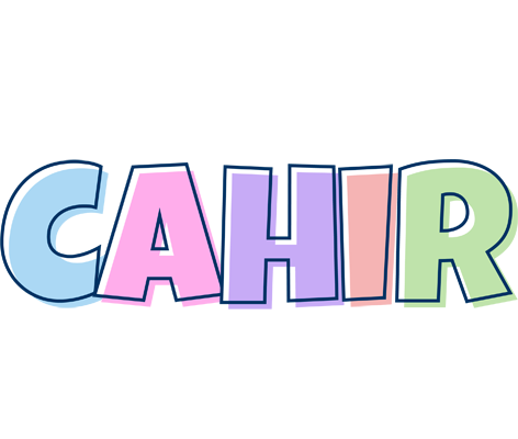 Cahir pastel logo