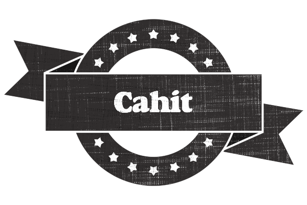 Cahit grunge logo