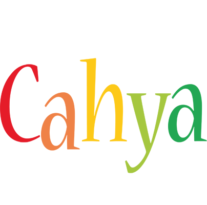 Cahya birthday logo