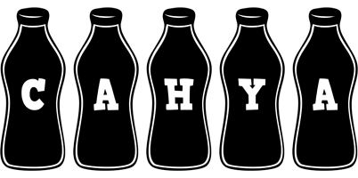 Cahya bottle logo