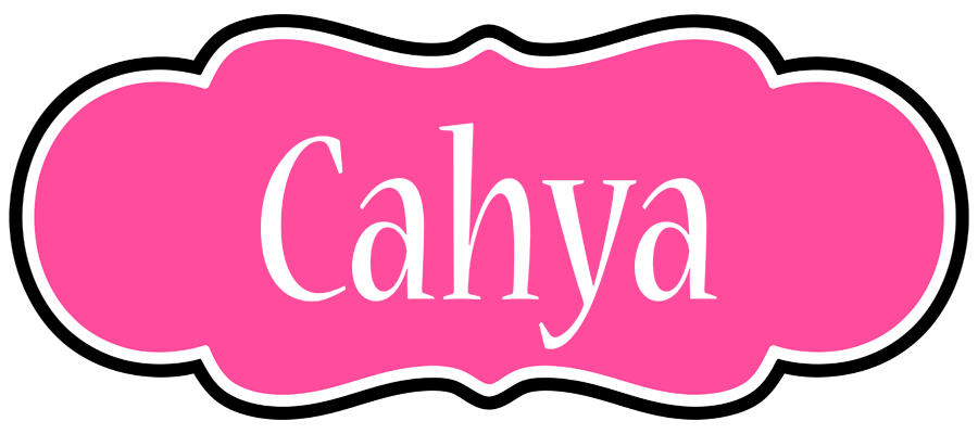 Cahya invitation logo