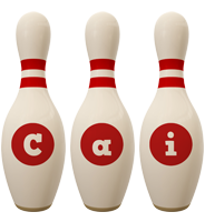 Cai bowling-pin logo