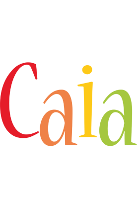Caia birthday logo