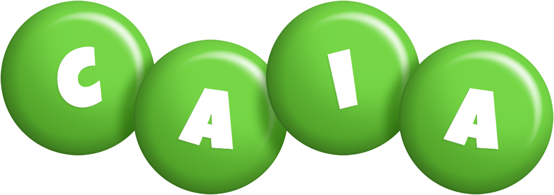 Caia candy-green logo