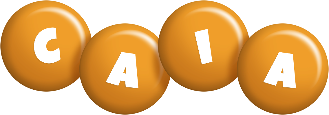 Caia candy-orange logo