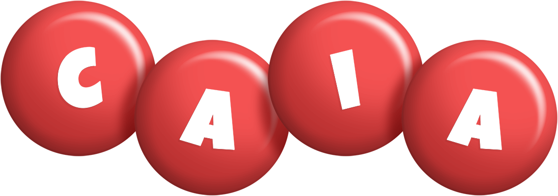 Caia candy-red logo