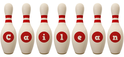 Cailean bowling-pin logo