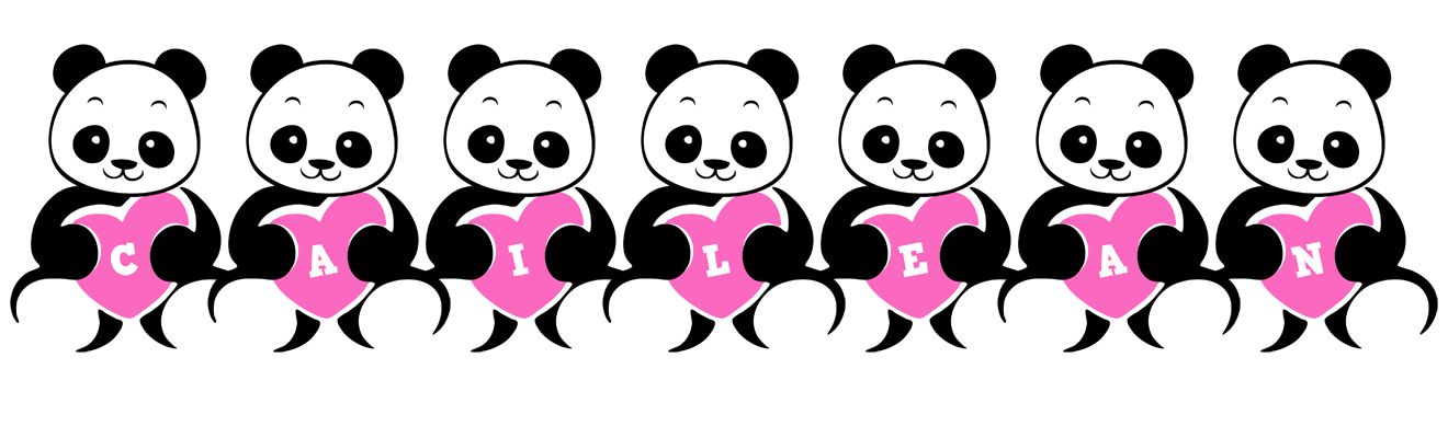 Cailean love-panda logo