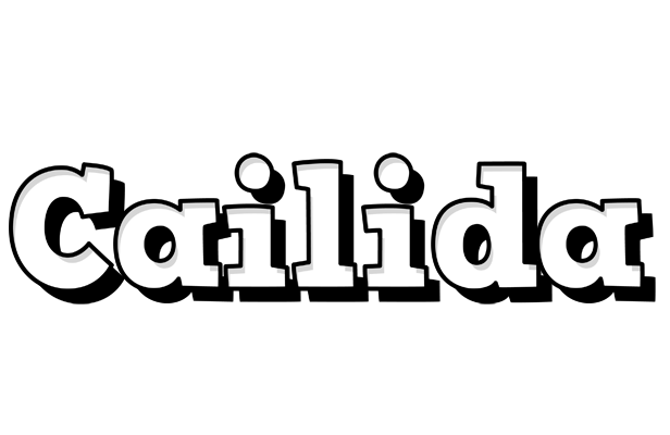 Cailida snowing logo