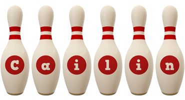Cailin bowling-pin logo