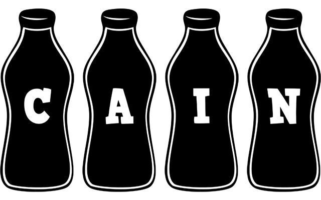 Cain bottle logo