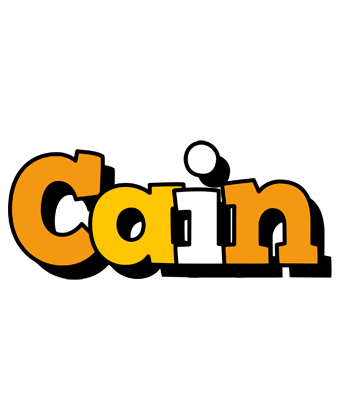 Cain cartoon logo