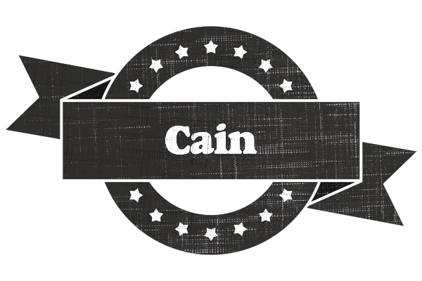 Cain grunge logo