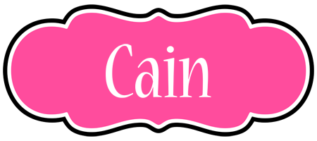 Cain invitation logo