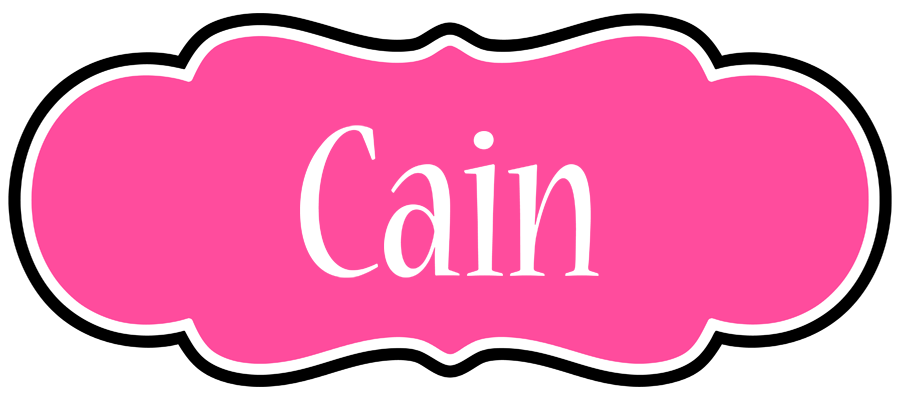 Cain invitation logo