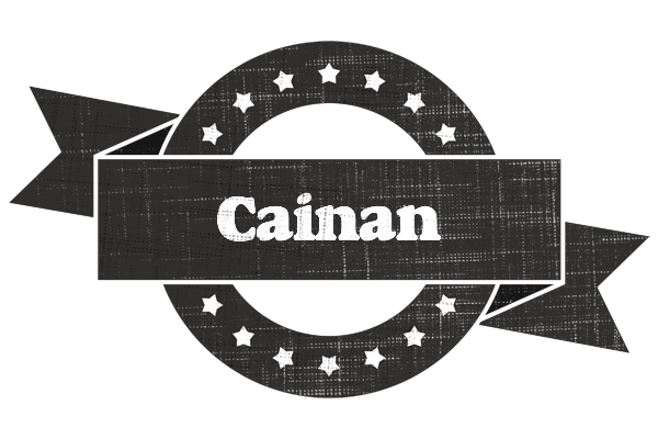 Cainan grunge logo