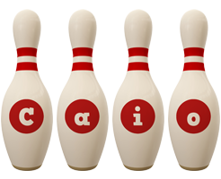 Caio bowling-pin logo