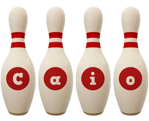 Caio bowling-pin logo