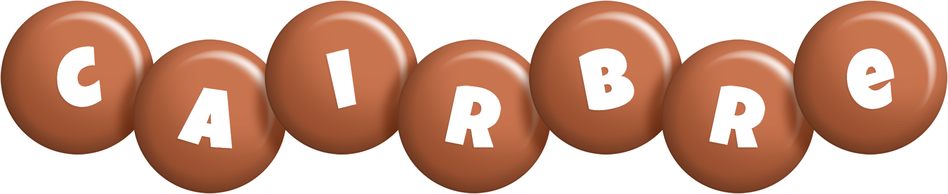 Cairbre candy-brown logo
