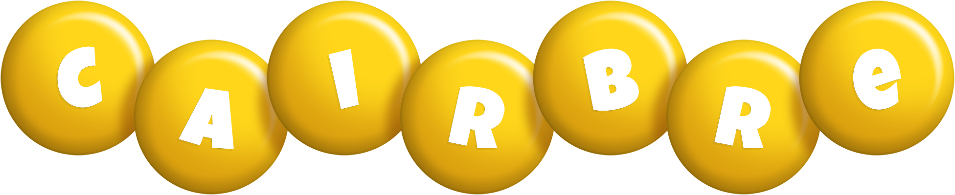 Cairbre candy-yellow logo