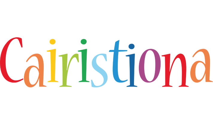 Cairistiona birthday logo