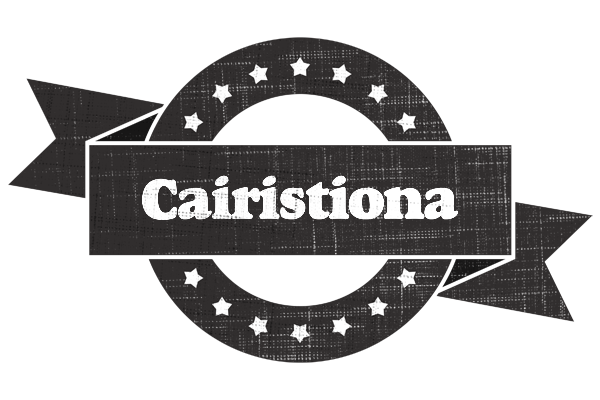 Cairistiona grunge logo