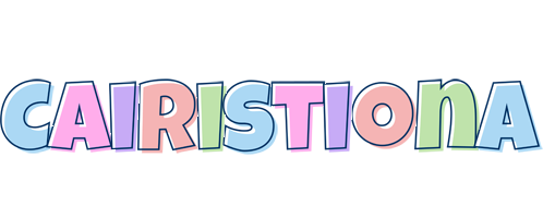 Cairistiona pastel logo