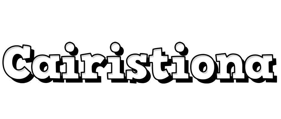 Cairistiona snowing logo