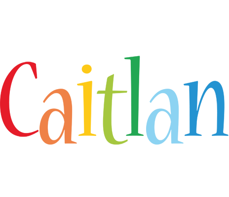 Caitlan birthday logo