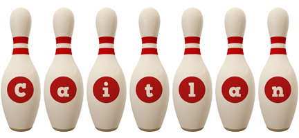 Caitlan bowling-pin logo