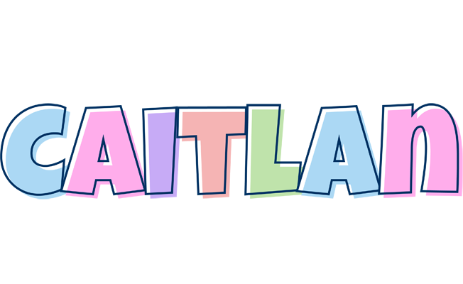 Caitlan pastel logo