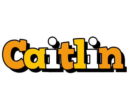 Caitlin cartoon logo