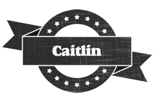 Caitlin grunge logo