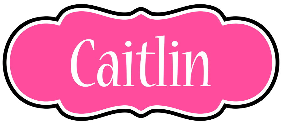 Caitlin invitation logo