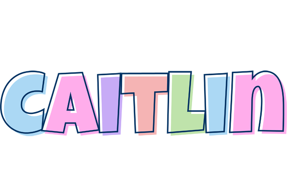 Caitlin pastel logo