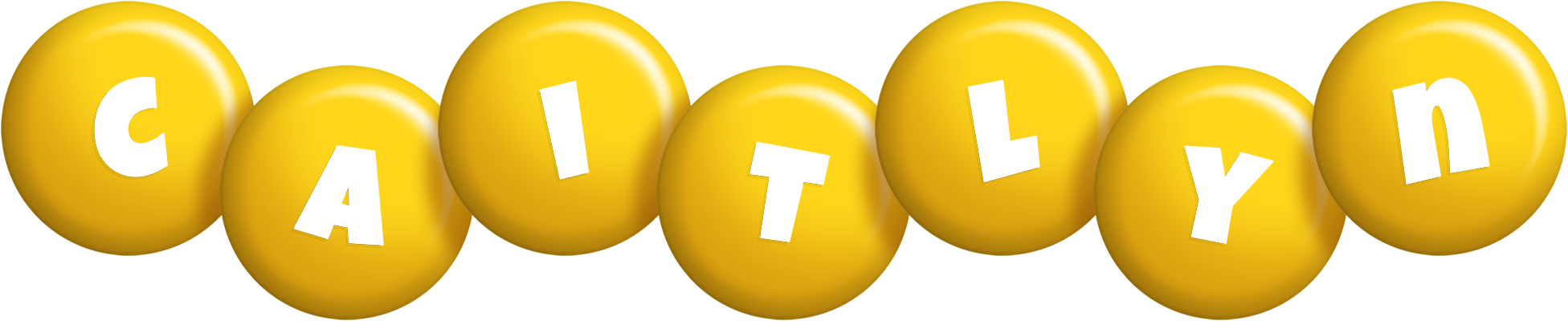 Caitlyn candy-yellow logo
