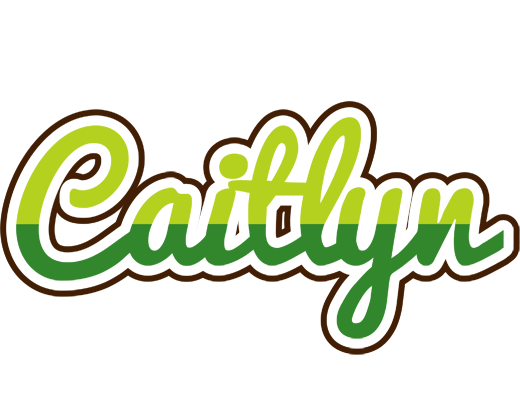 Caitlyn golfing logo