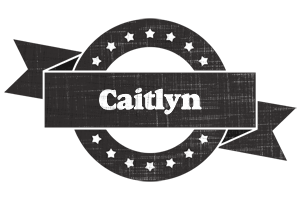 Caitlyn grunge logo