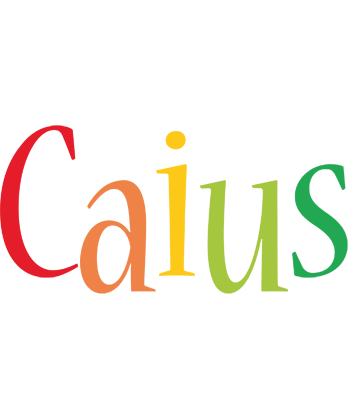 Caius birthday logo