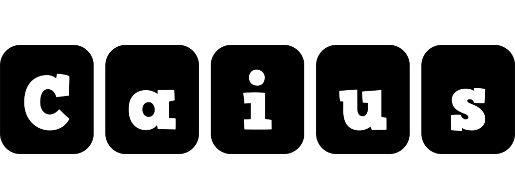 Caius box logo