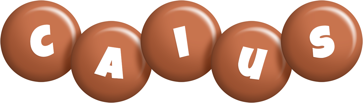 Caius candy-brown logo