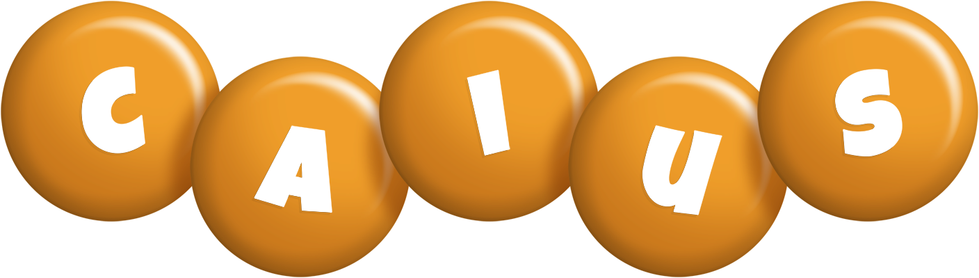 Caius candy-orange logo