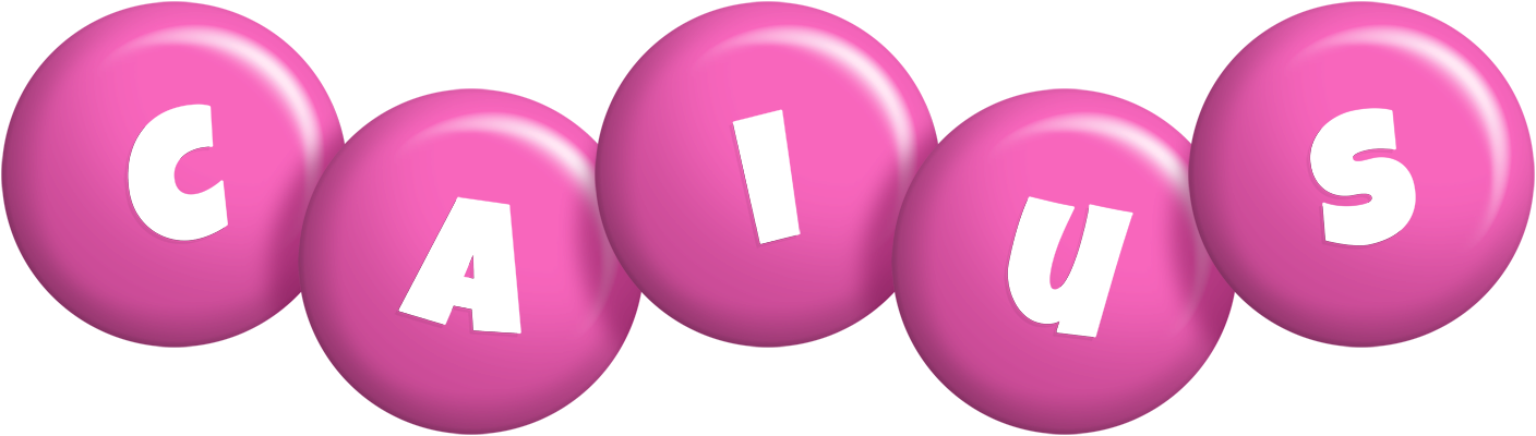 Caius candy-pink logo