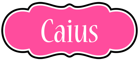 Caius invitation logo