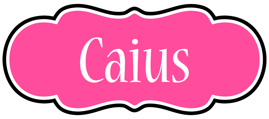 Caius invitation logo