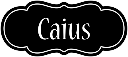 Caius welcome logo