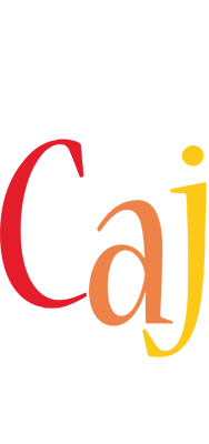 Caj birthday logo