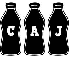 Caj bottle logo