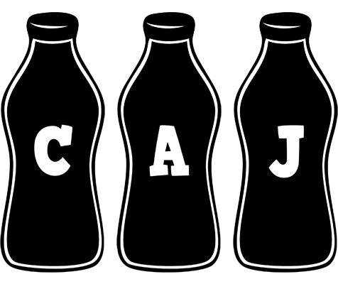 Caj bottle logo